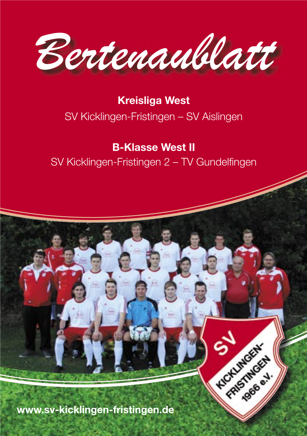 SV Aislingen B-Klasse West II SV Kicklingen