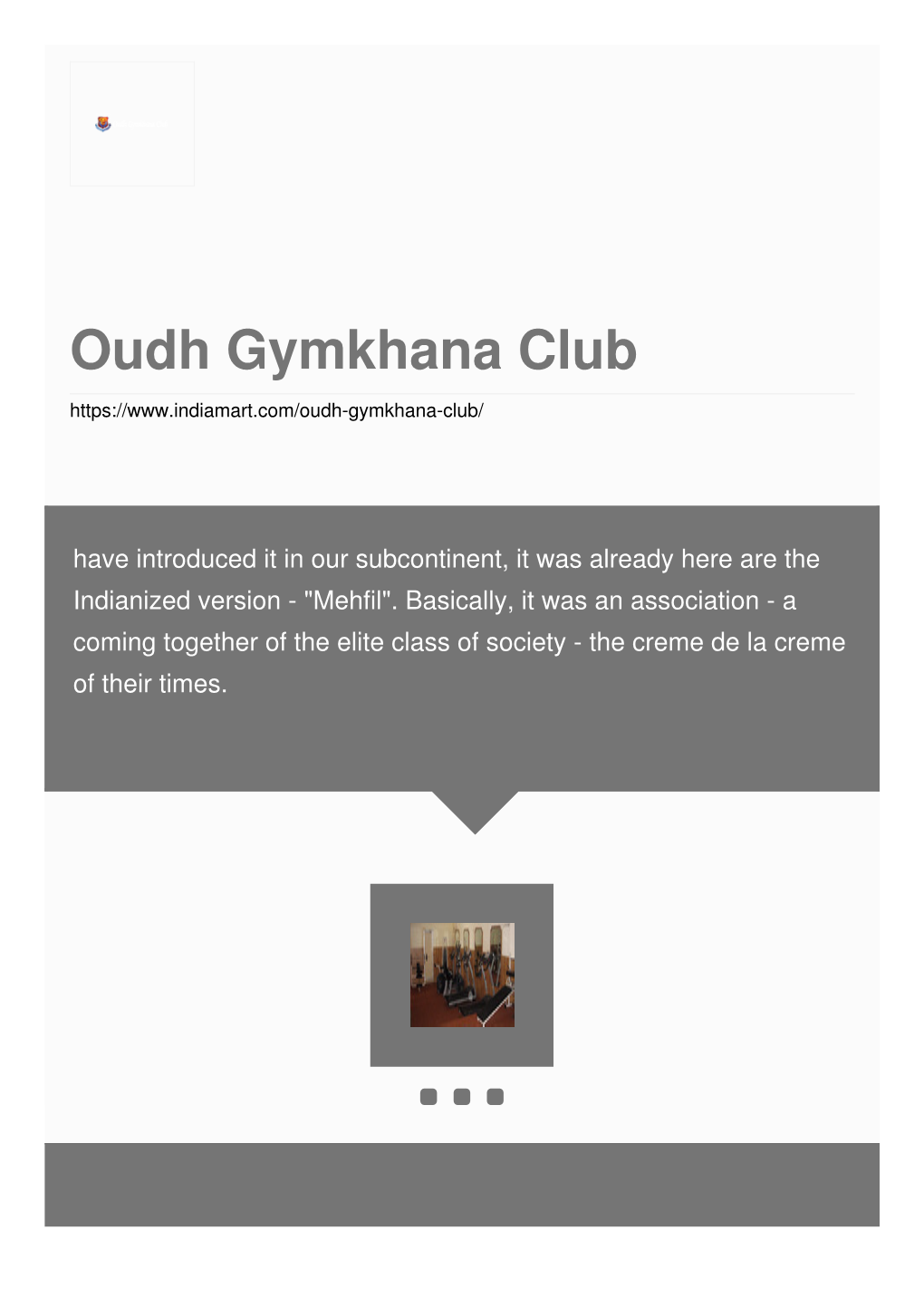 Oudh Gymkhana Club