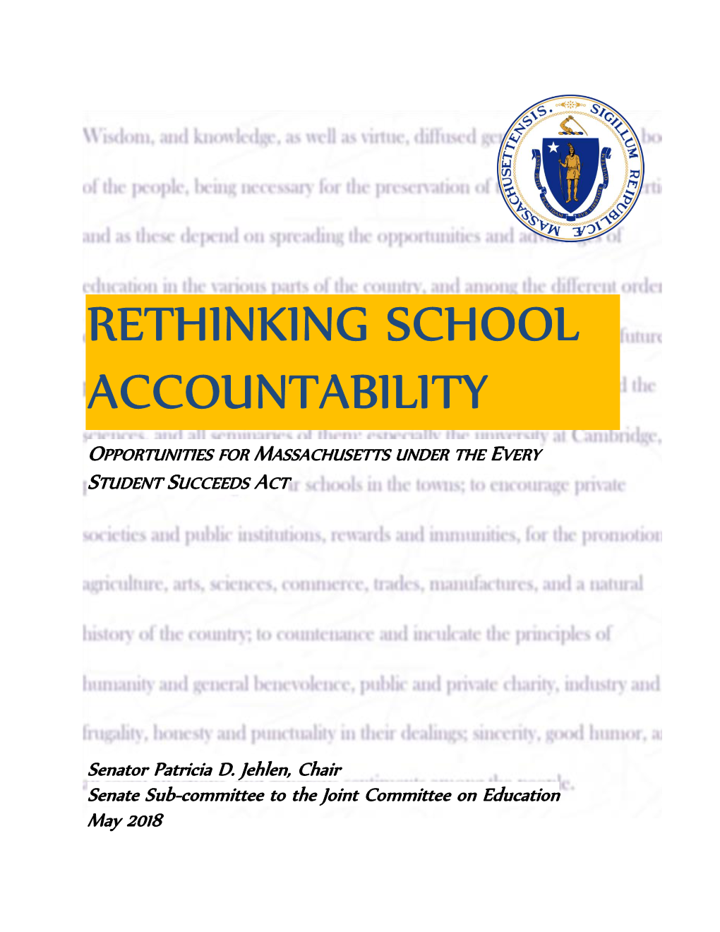 Rethinking School Accountability: Opportunities for Massachusetts