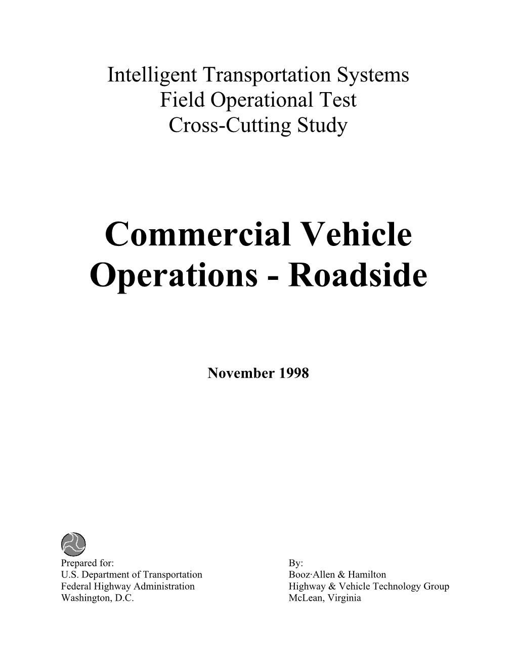 Commercial Vehicle Operations - Roadside
