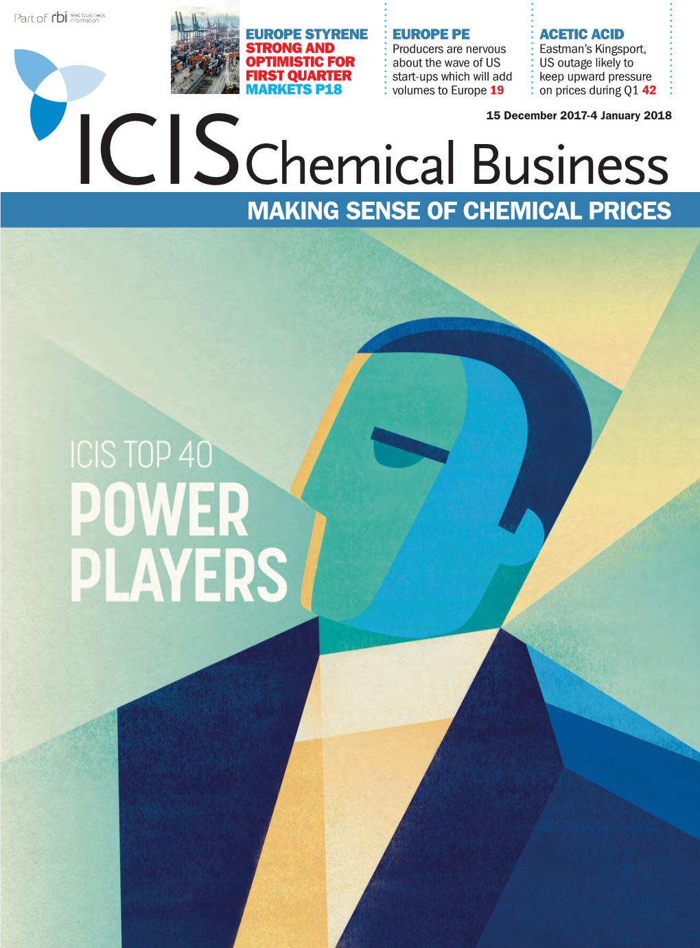 Making Sense of Chemical Prices Special Report ICIS TOP 40 POWER PLAYERS Phil Arthur