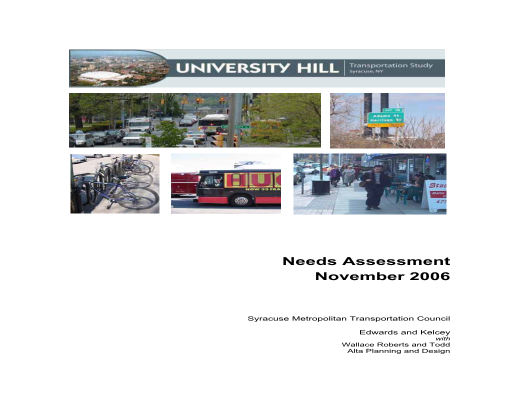 Needs Assessment November 2006