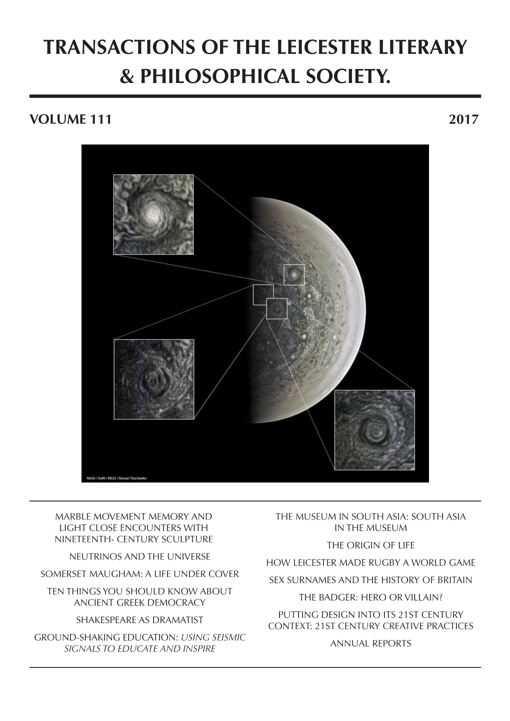 Volume 111 • 2017