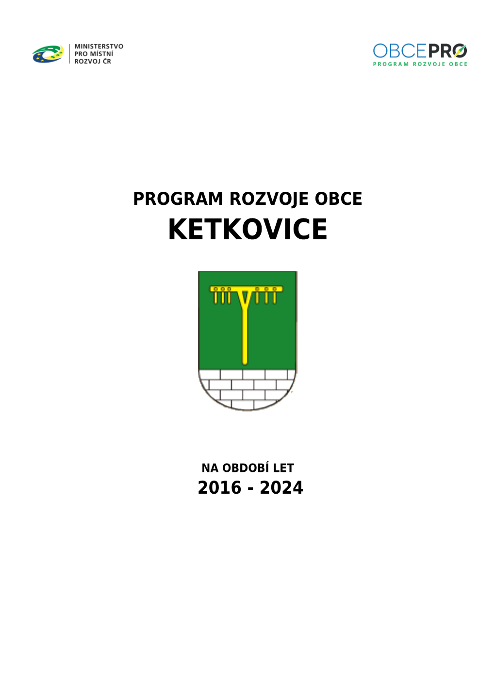 Program Rozvoje Obce Ketkovice