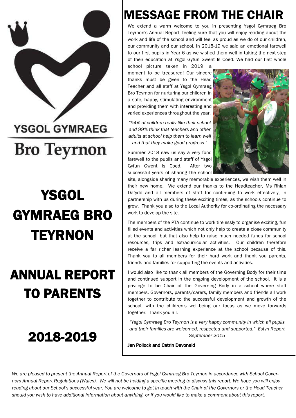 Ysgol Gymraeg Bro Teyrnon