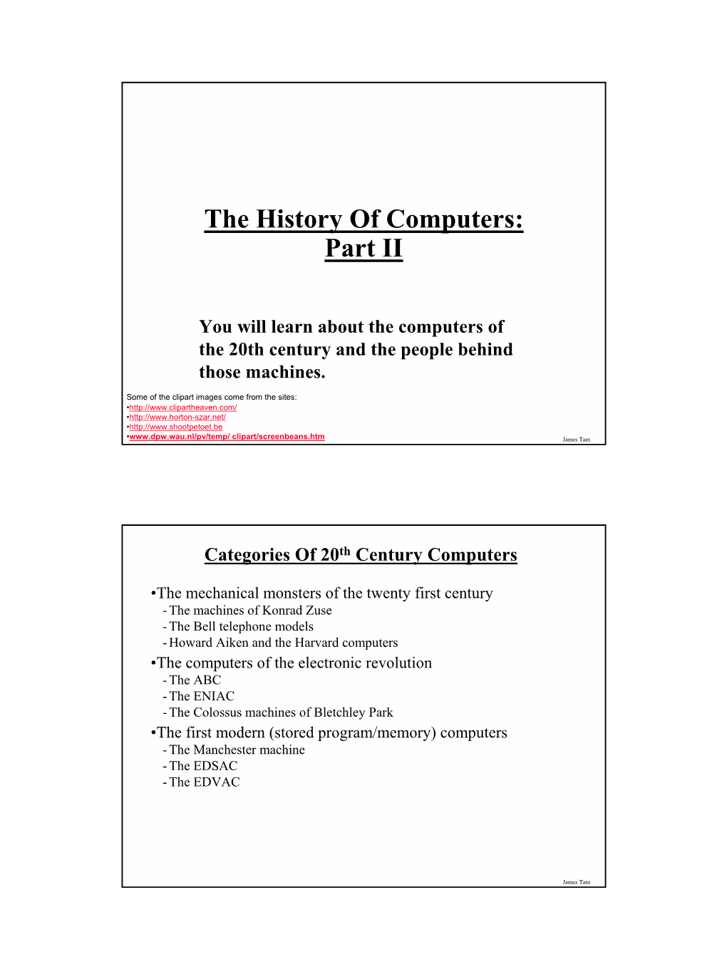 The History of Computers: Part II