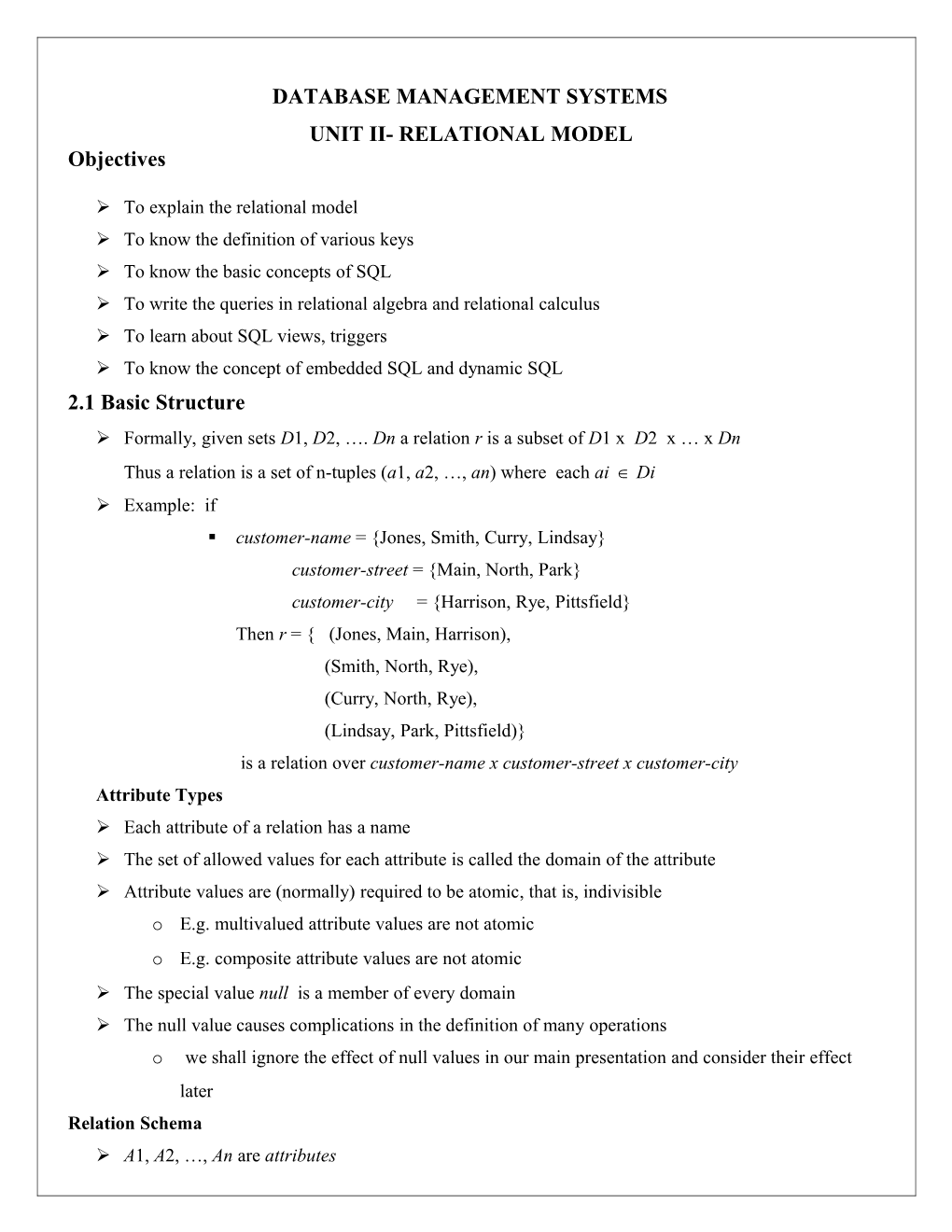 Database Management Systems s6