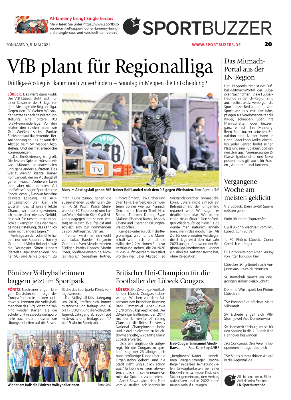 Vfb Plant Für Regionalliga