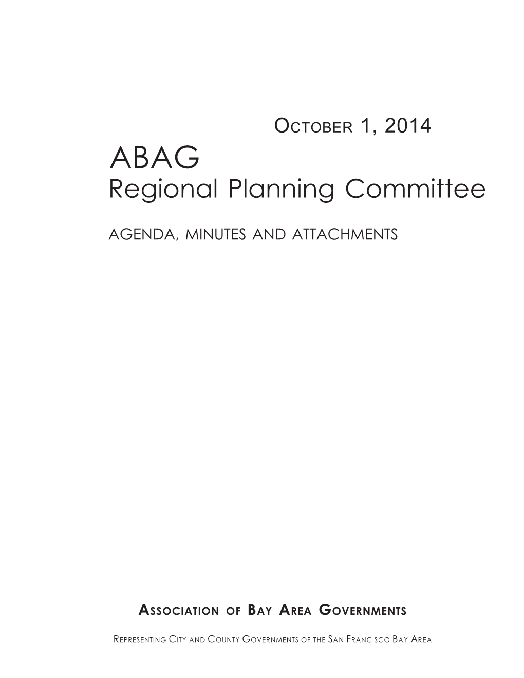 ABAG Regional Planning Committee