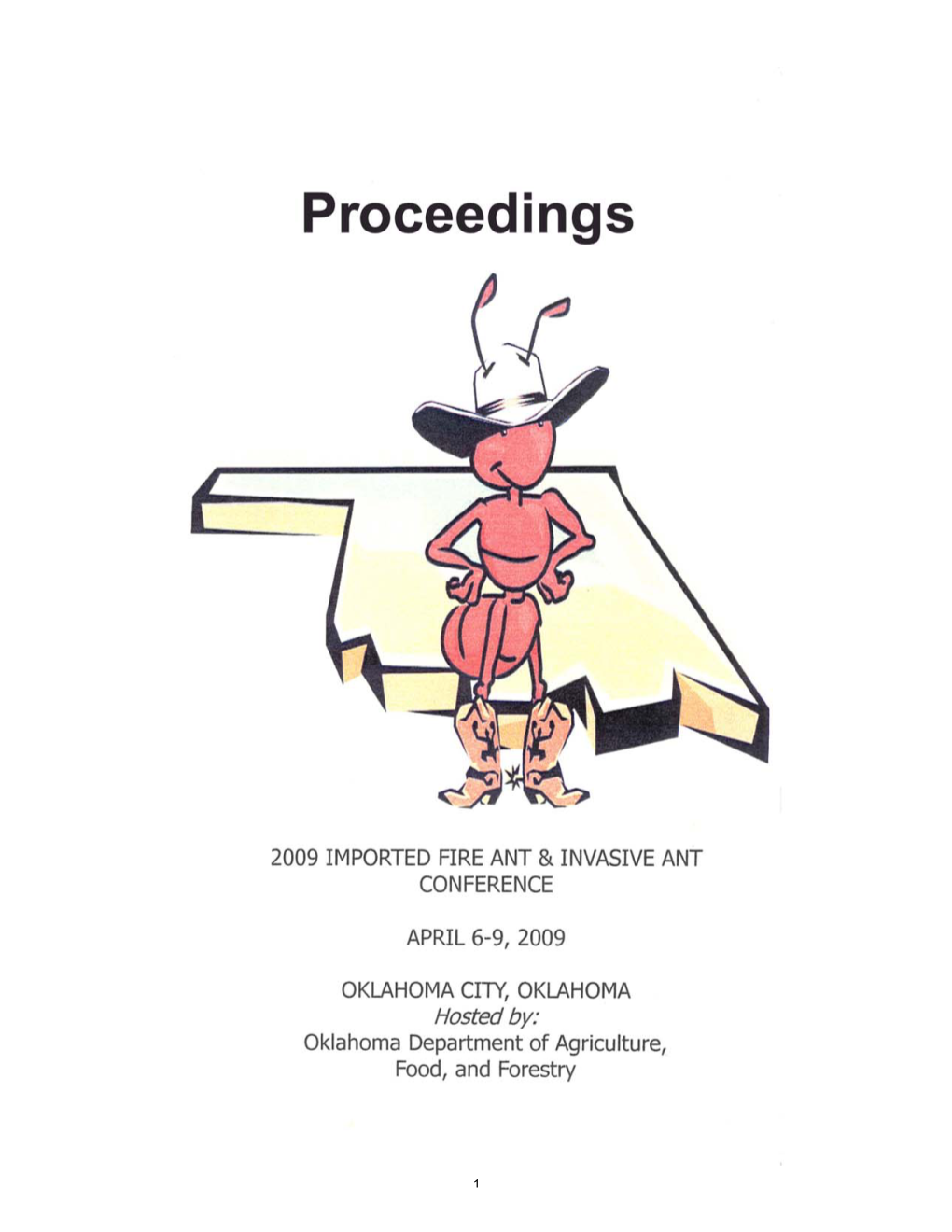2009 Imported Fire Ant Conference Proceedings