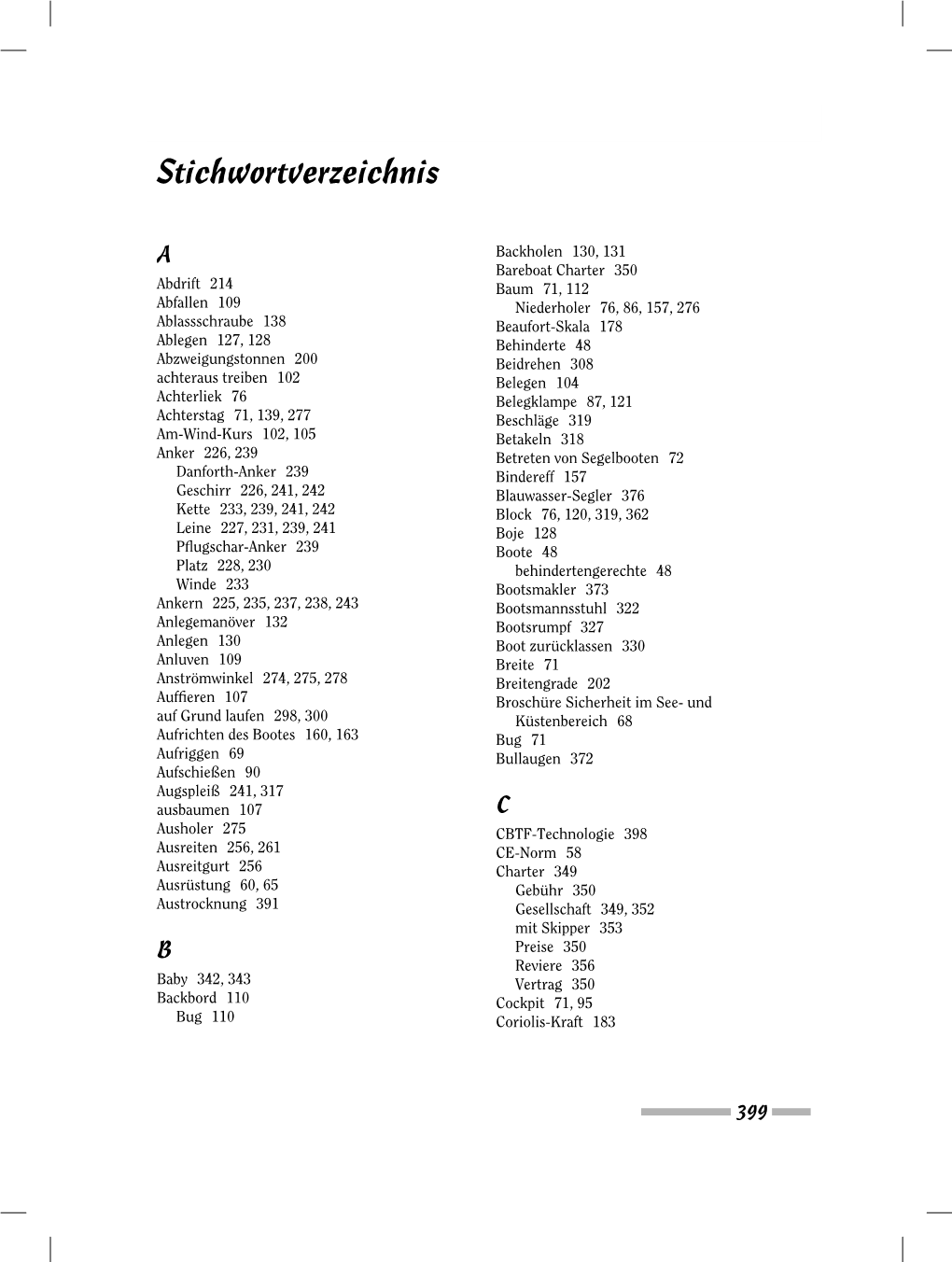 Stichwortverzeichnis Stichwortverzeichnis