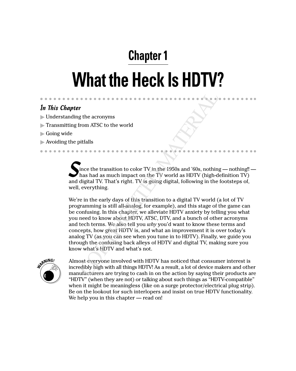 What the Heck Is HDTV?