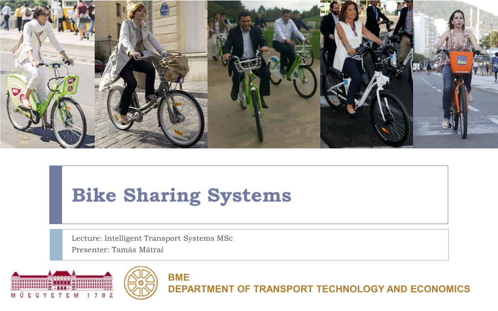 Bike Sharing Systems