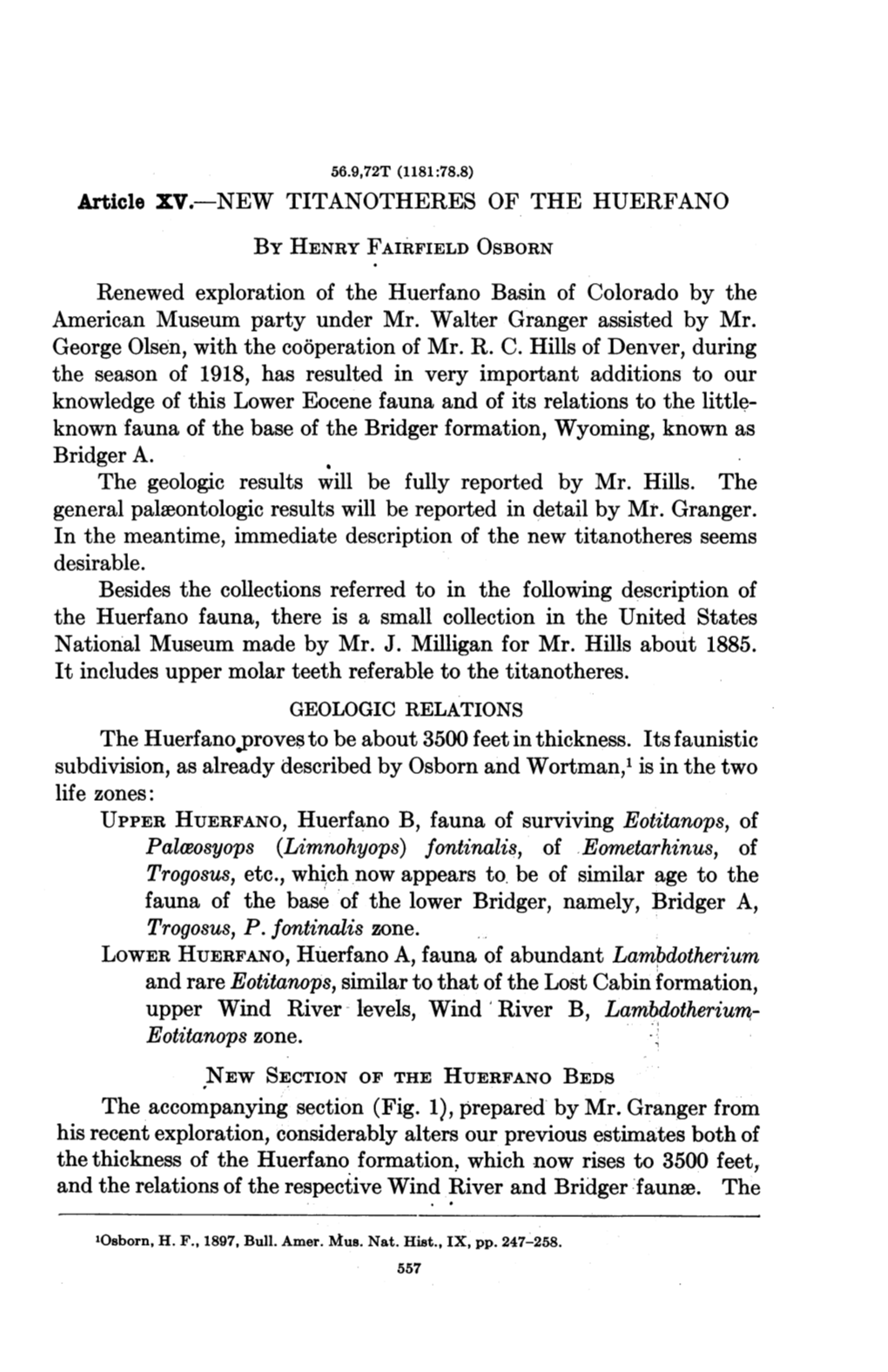 Upper Wind River-Levels, Wind River B, Lambdotherium- Eotitanops Zone