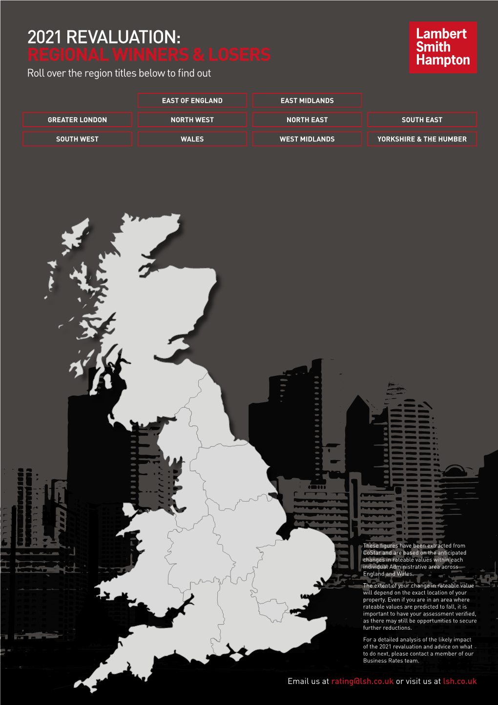 South East Greater London Wales East of England West