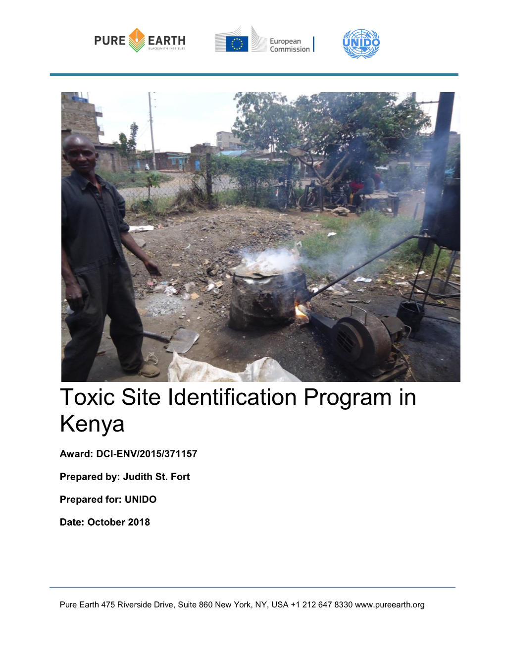 Toxic Site Identification Program in Kenya