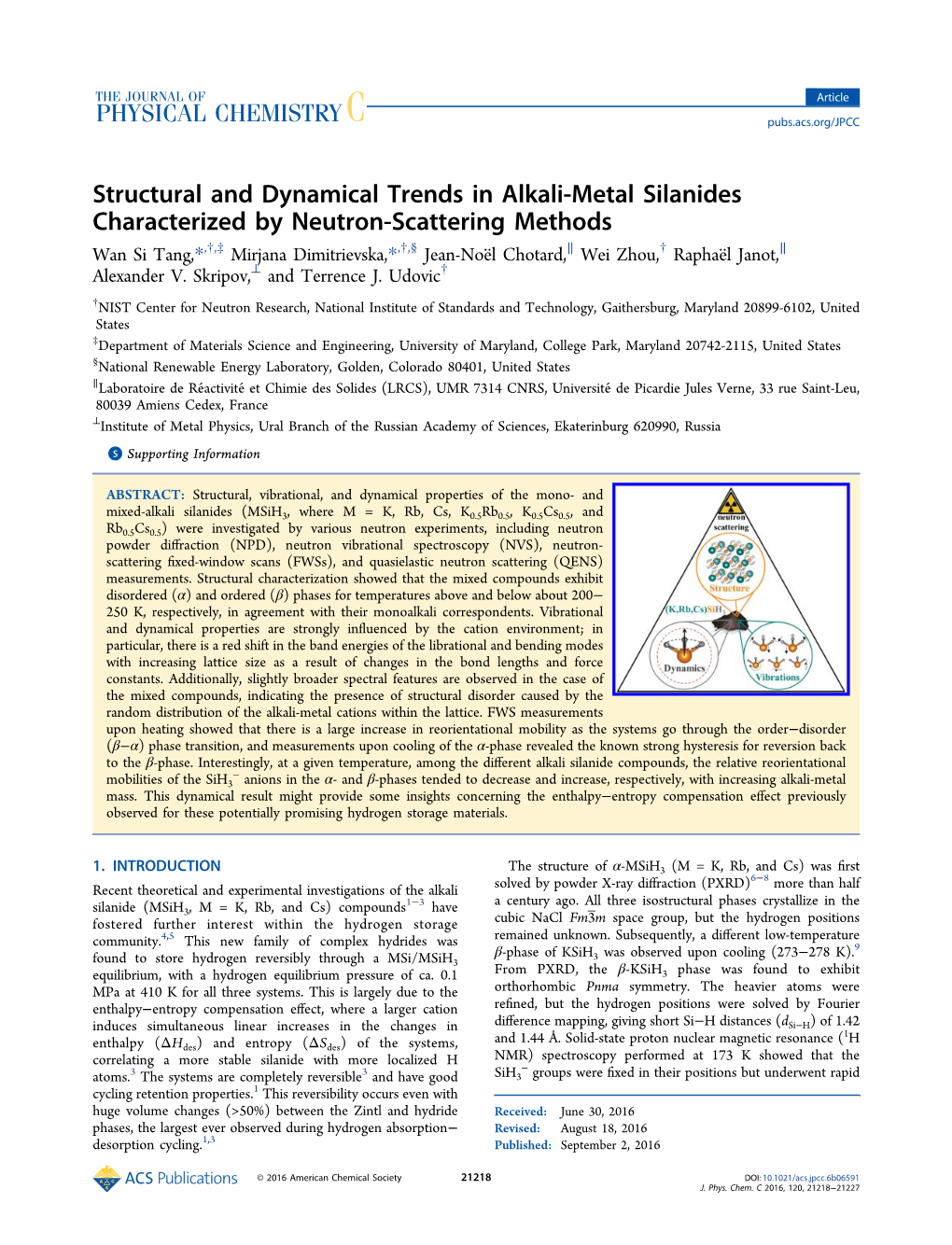 Structural and Dynamical Trends in Alkali-Metal
