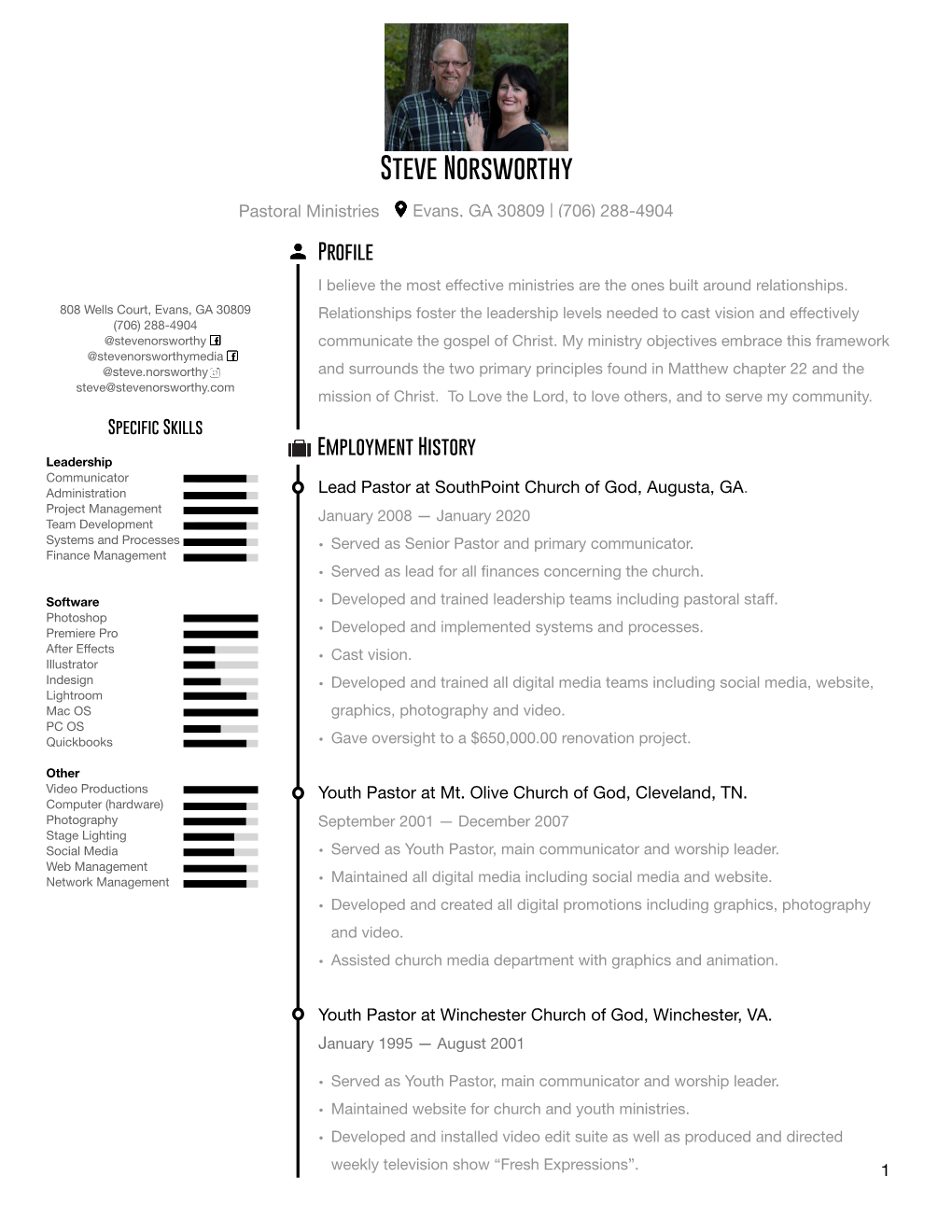 2019 Master Resume