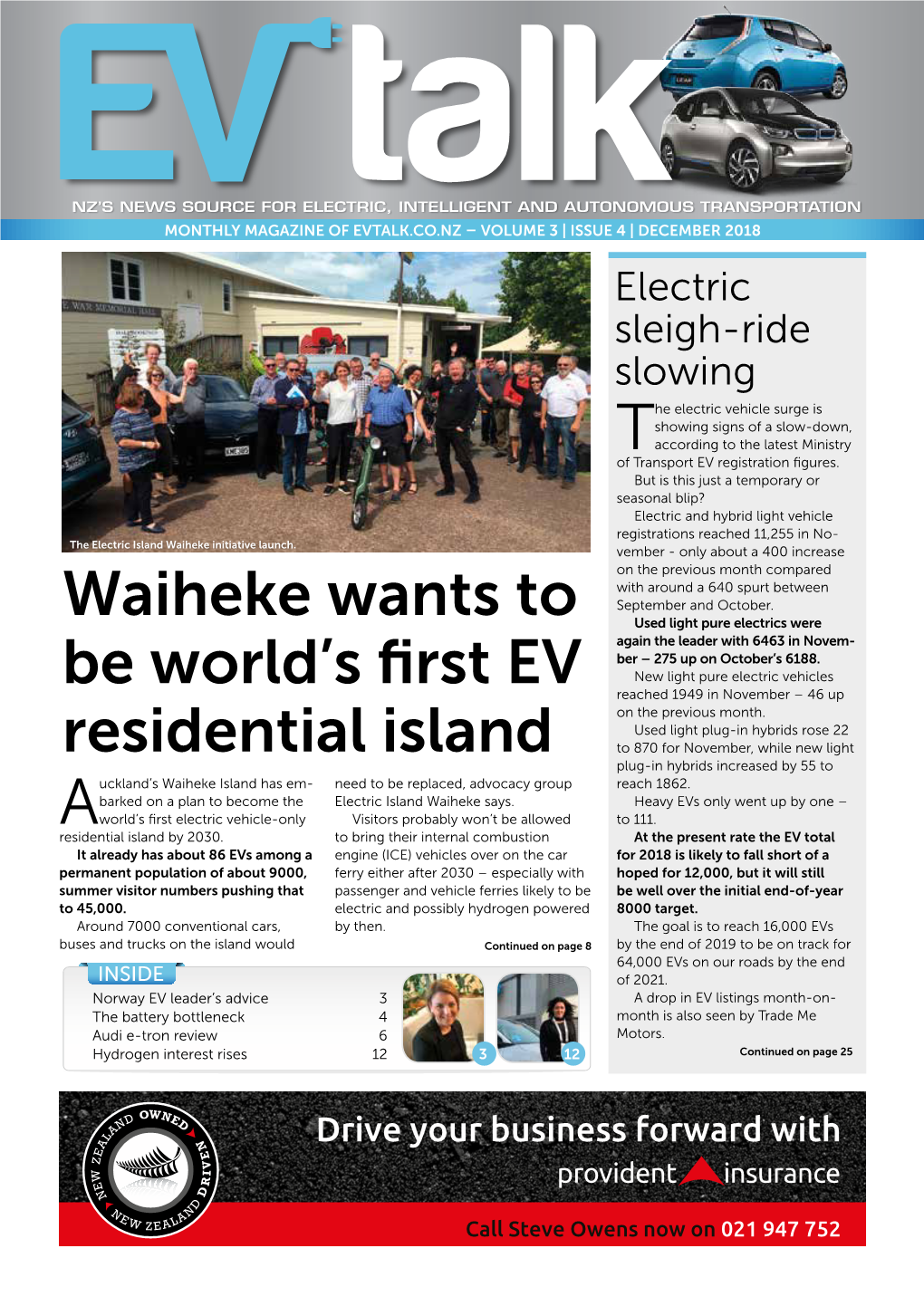 Waiheke Wants to Be World's First EV Residential Island