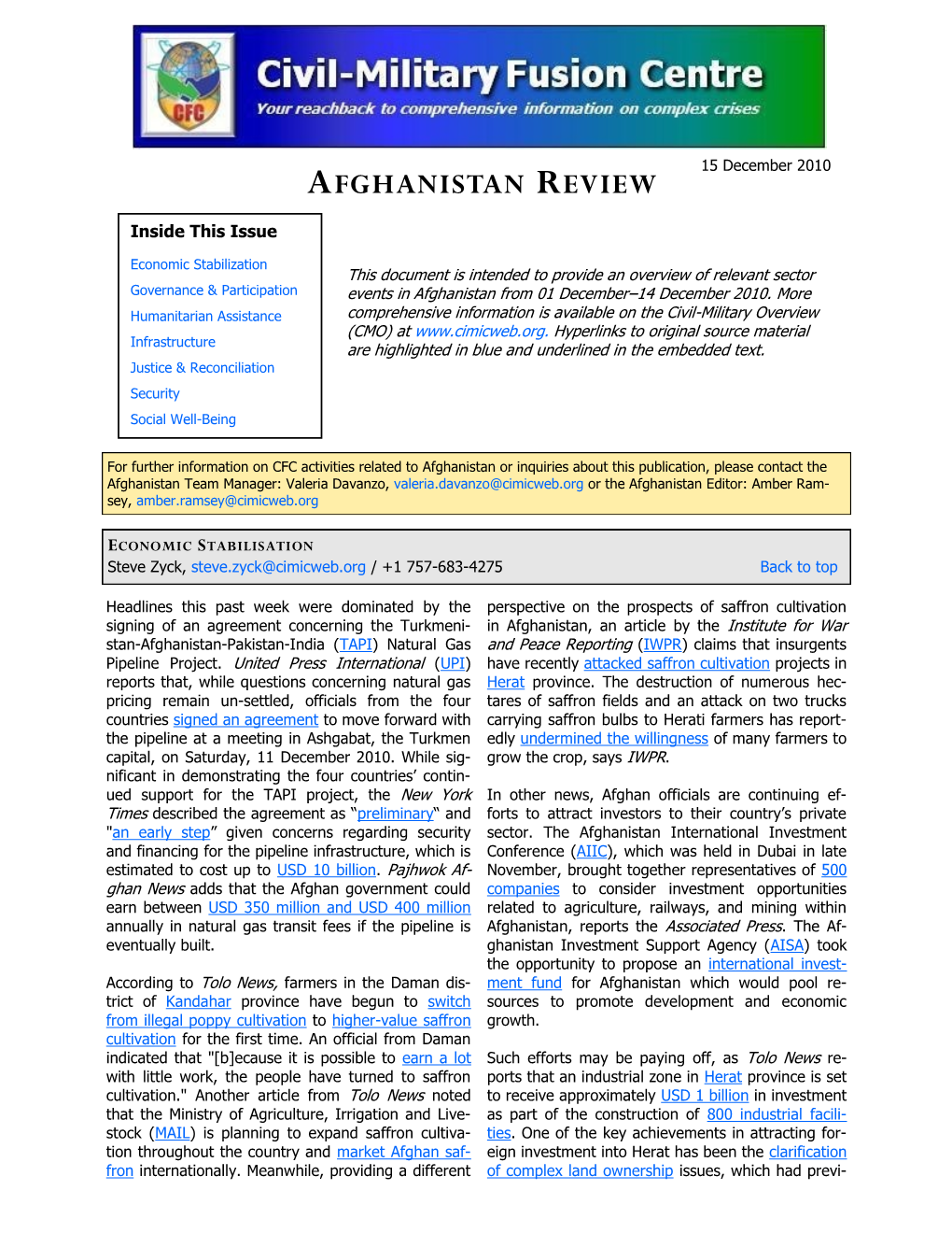 Afghanistan Review