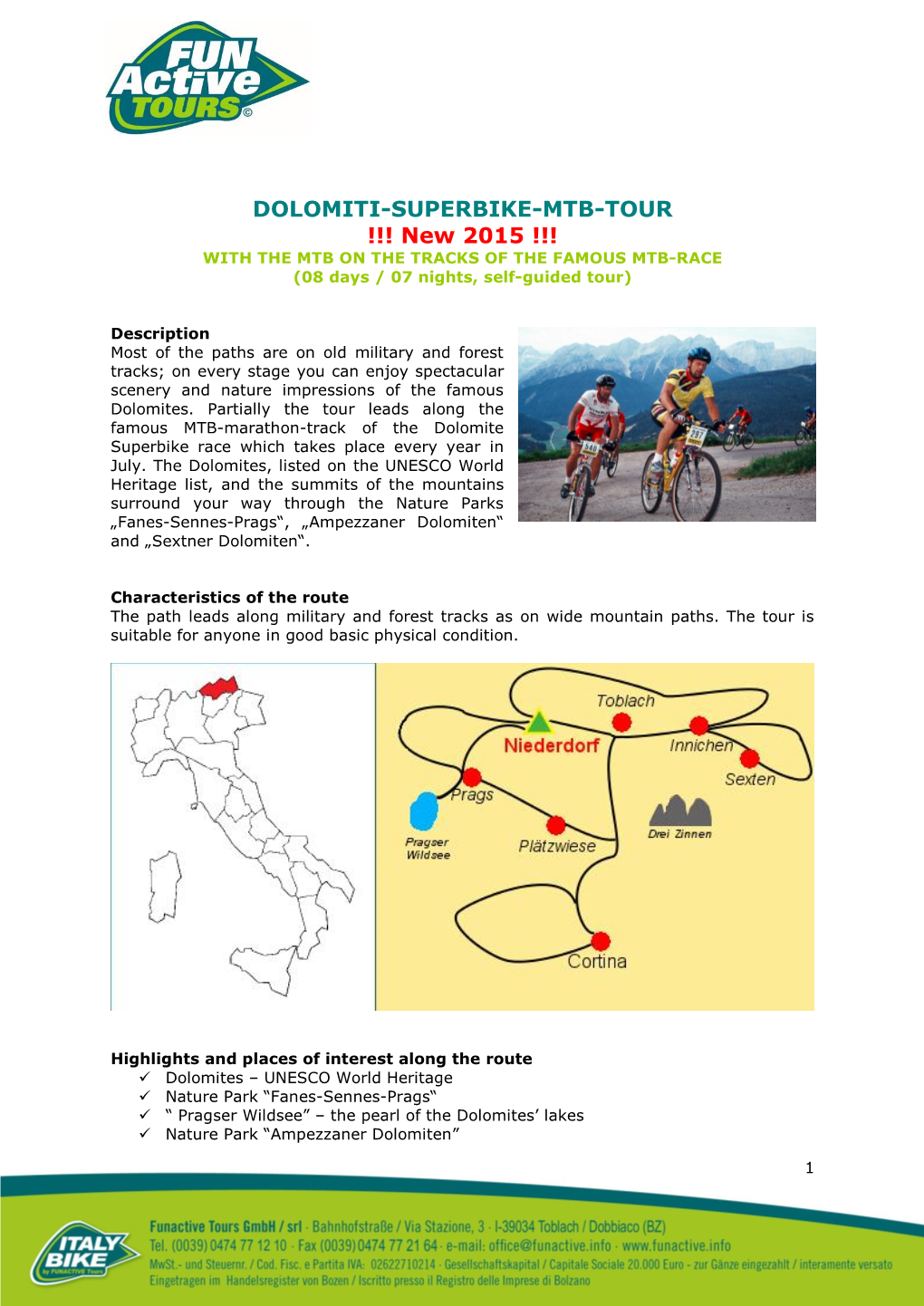 FUN ACTIVE Tours / Italybike