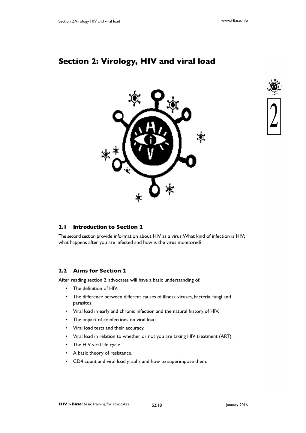 Section 2: Virology, HIV and Viral Load