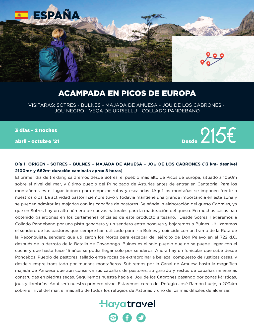 Acampada En Picos De Europa