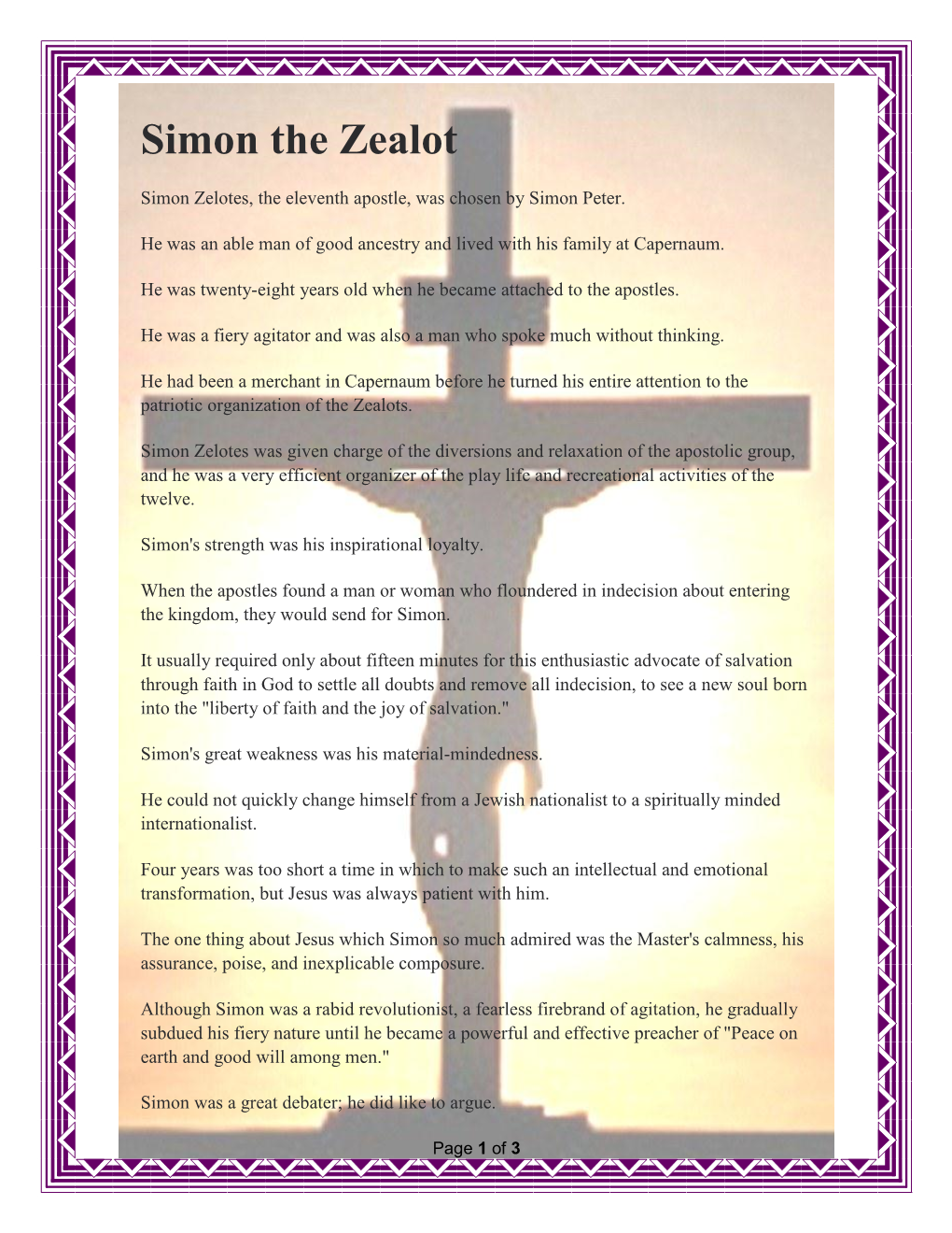 Simon the Zealot