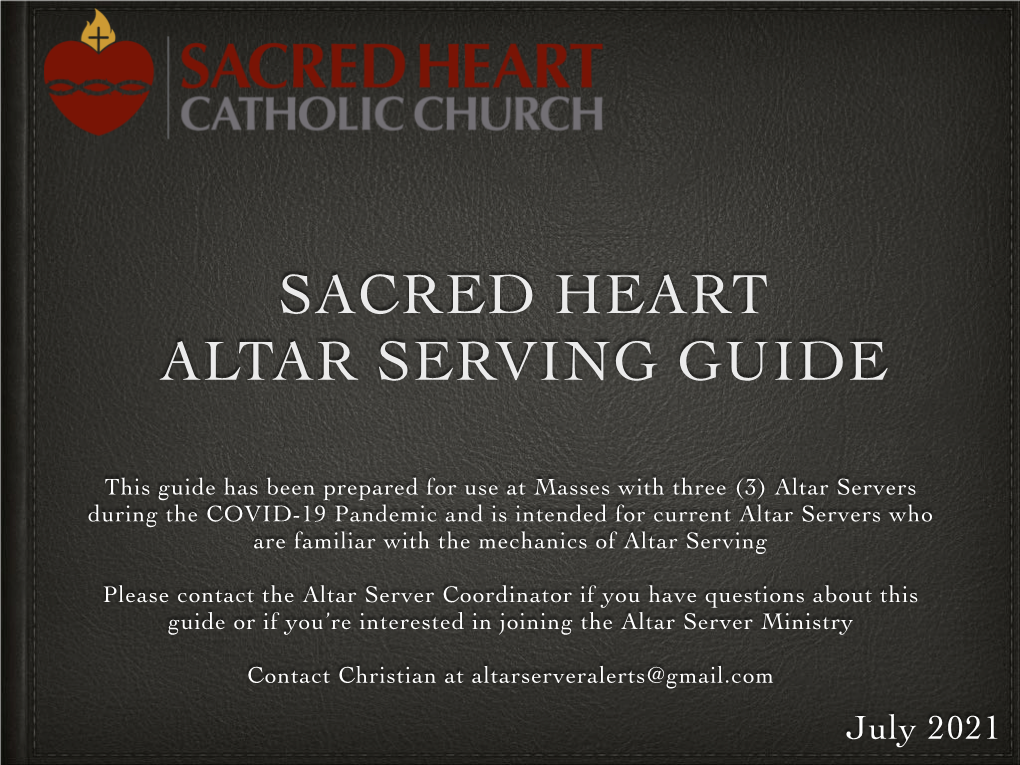 Sacred Heart COVID Mass V3