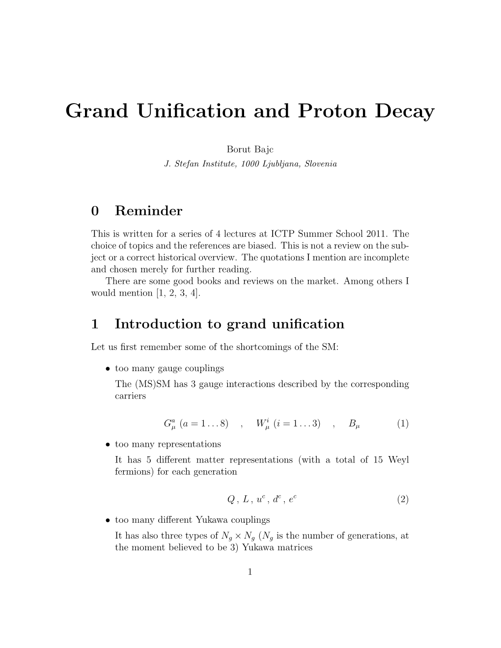 Grand Unification and Proton Decay