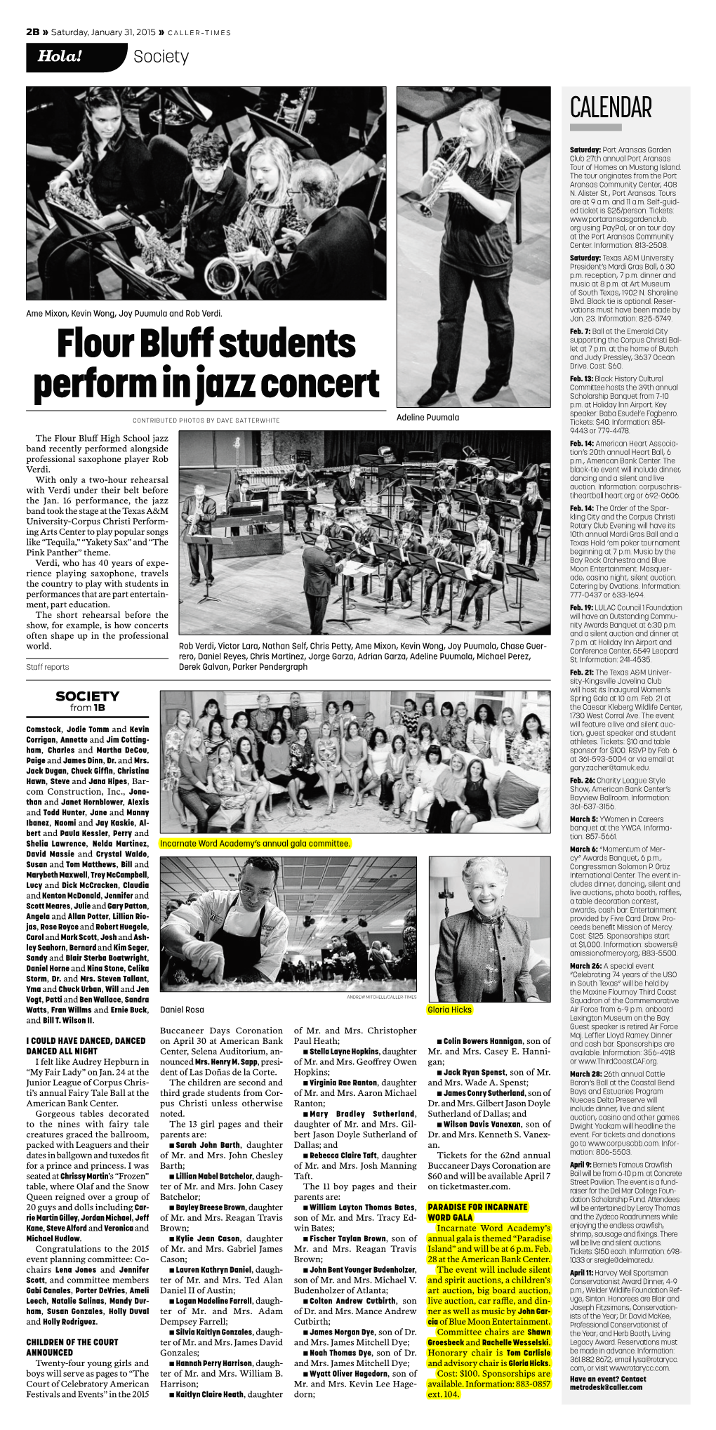 Flourbluffstudents Performinjazzconcert