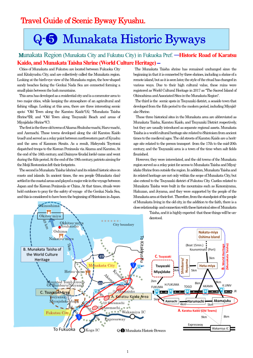 Q- Munakata Historic Byways