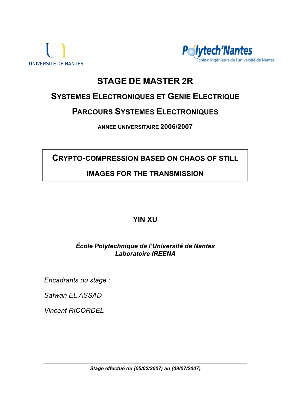 Stage De Master 2R