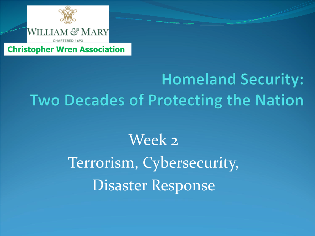 HLS 225 Legal and Ethical Issues in Homeland Security