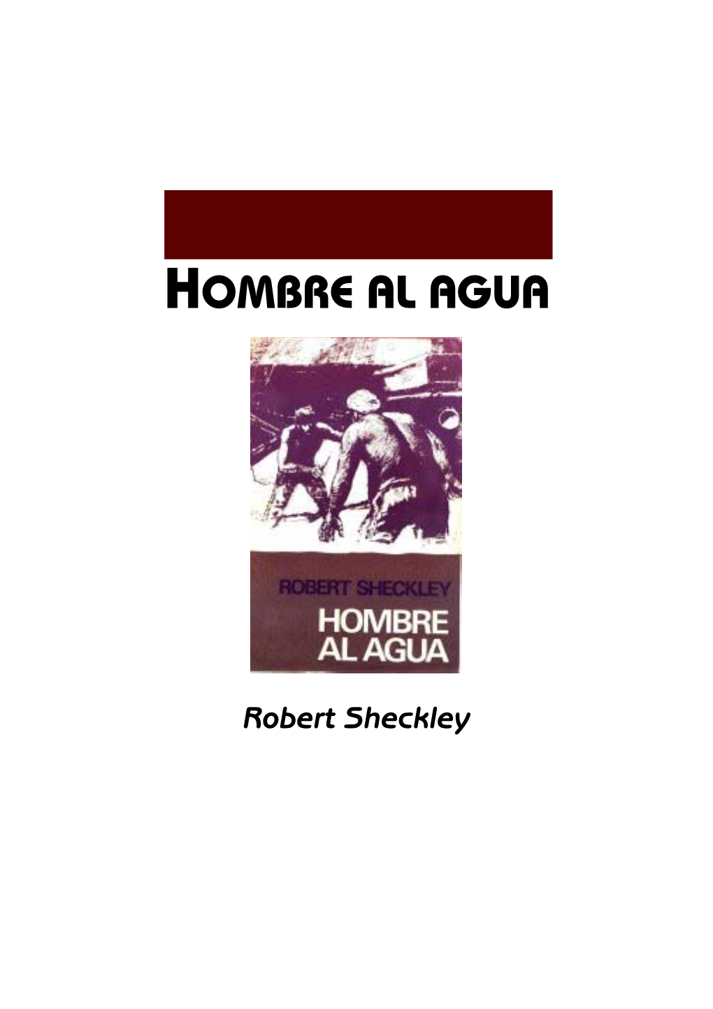 Hombre Al Agua