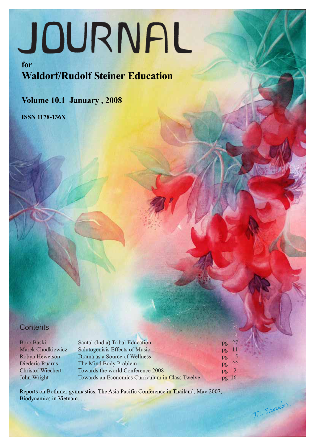 Journal for Waldorf/Rudolf Steiner Education