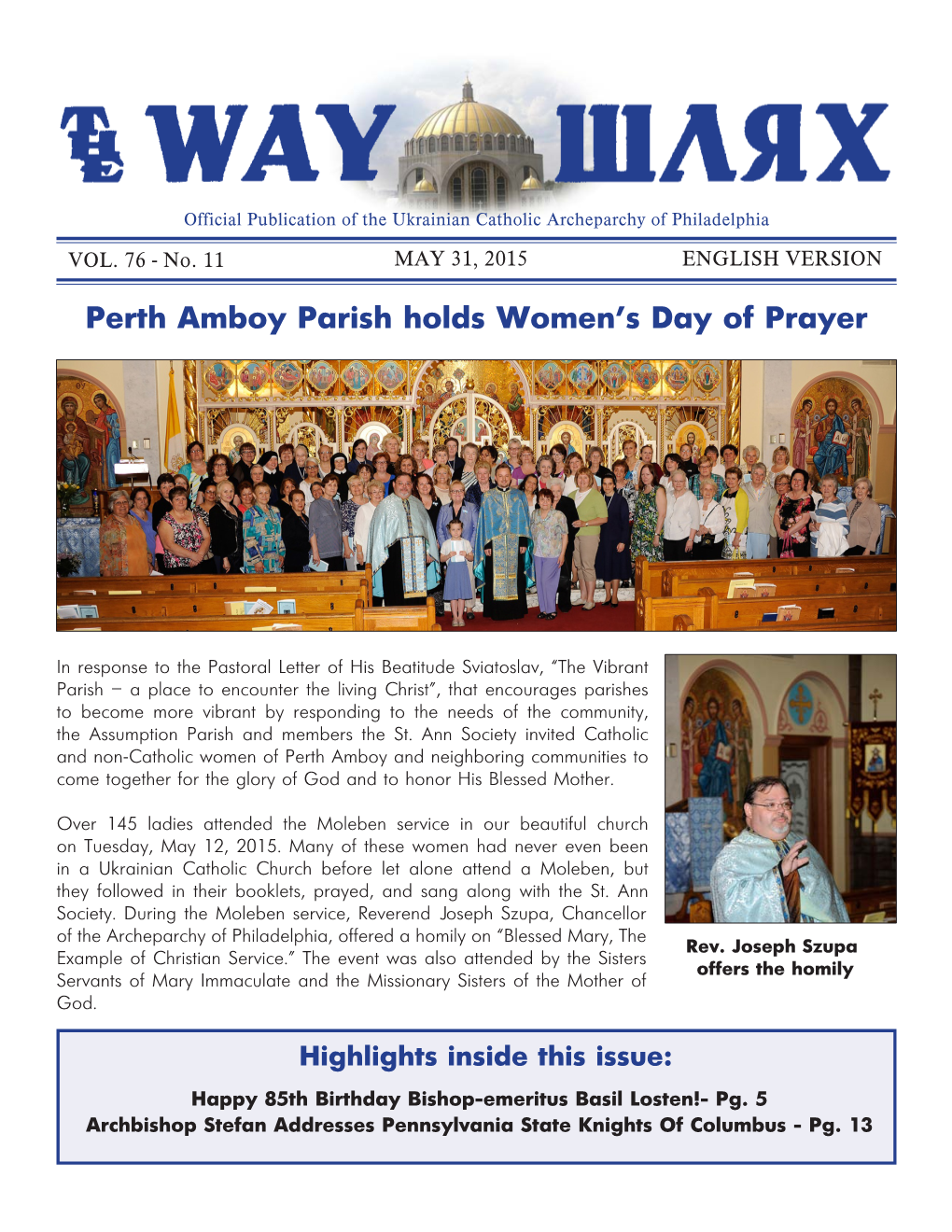 Perth Amboy Parish Holds Women's Day of Prayer