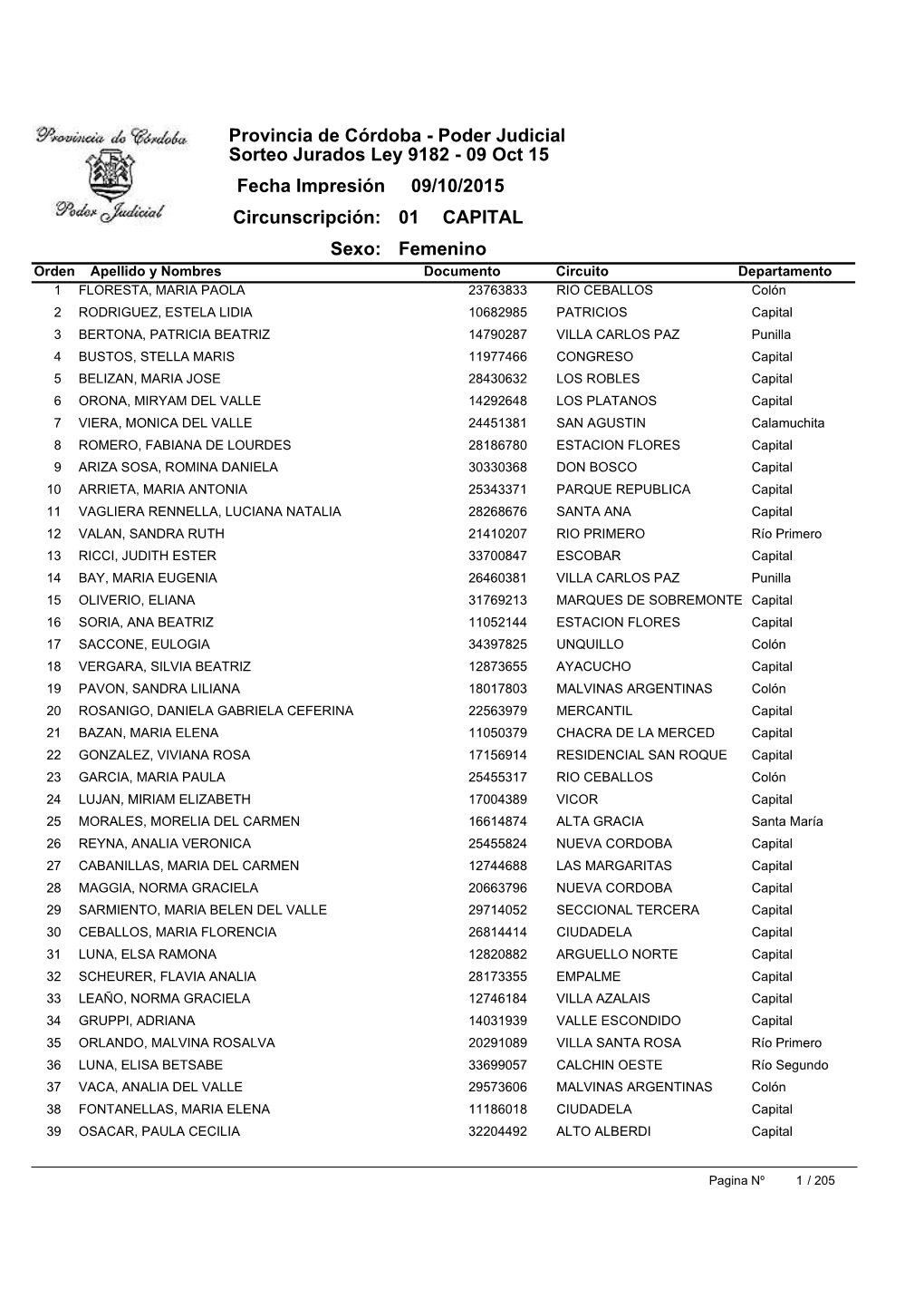 Sorteo De Jurados