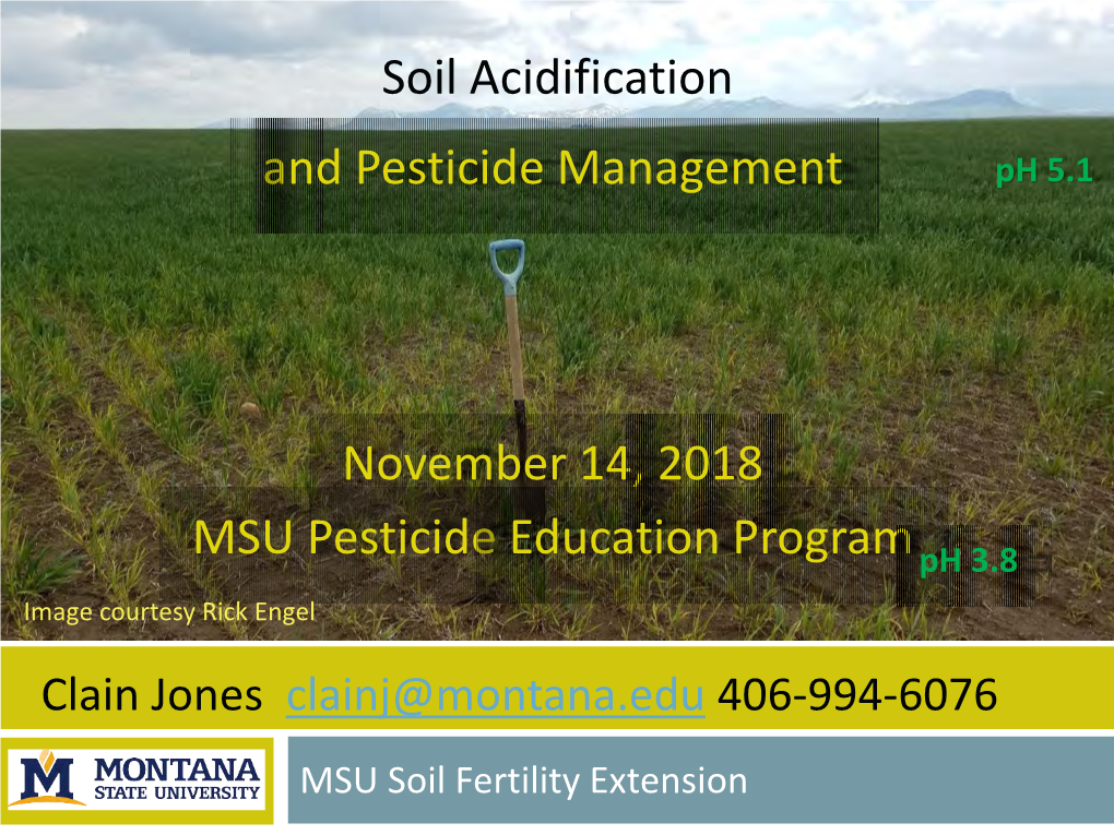 Soil Acidification