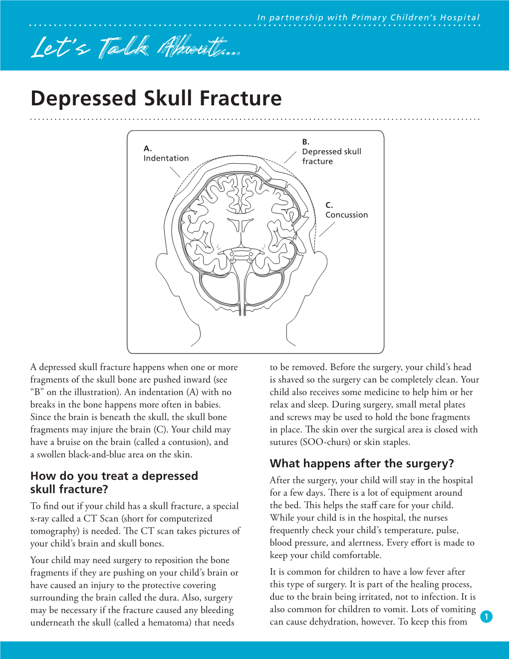 Depressed Skull Fracture (Let's Talk About