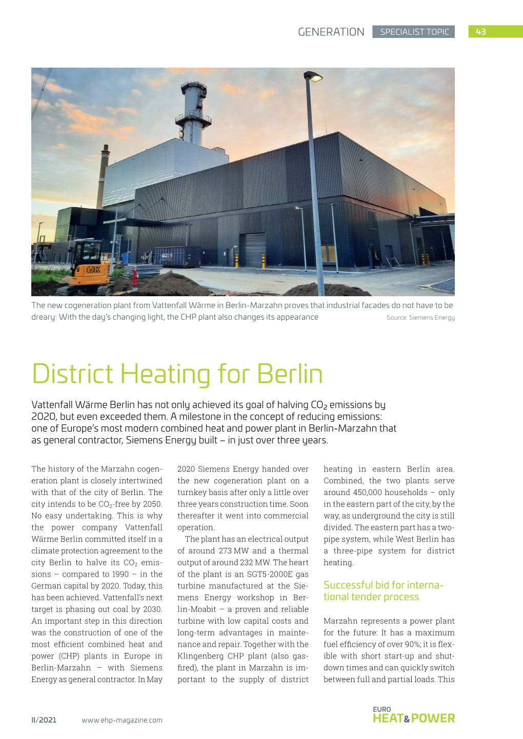 District Heating for Berlin