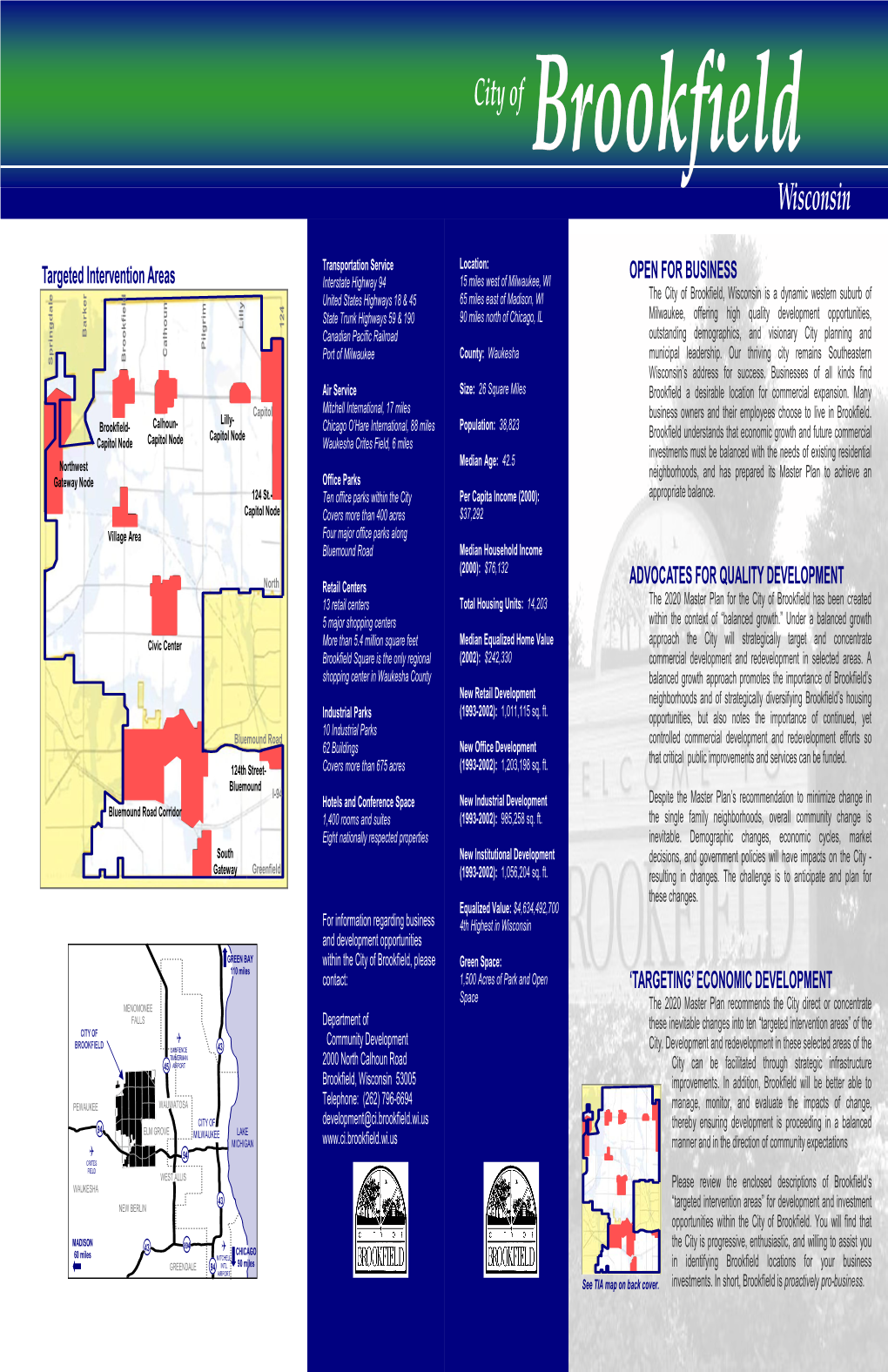 Brookfield Square Area Redevelopment Strategy