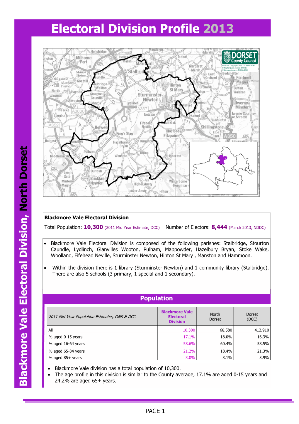 Electoral Division Profile 2013