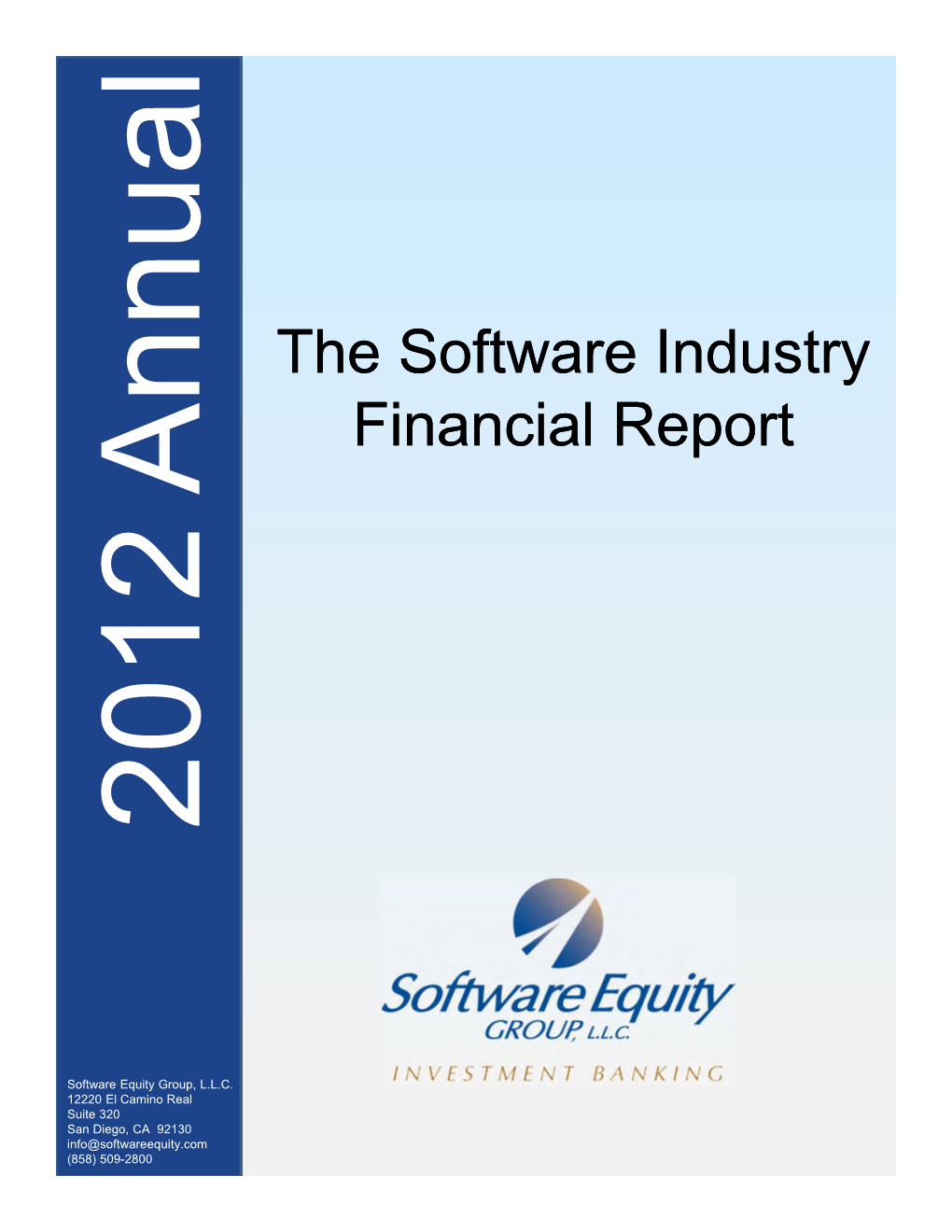 Software Equity Group's 2012 M&A Survey