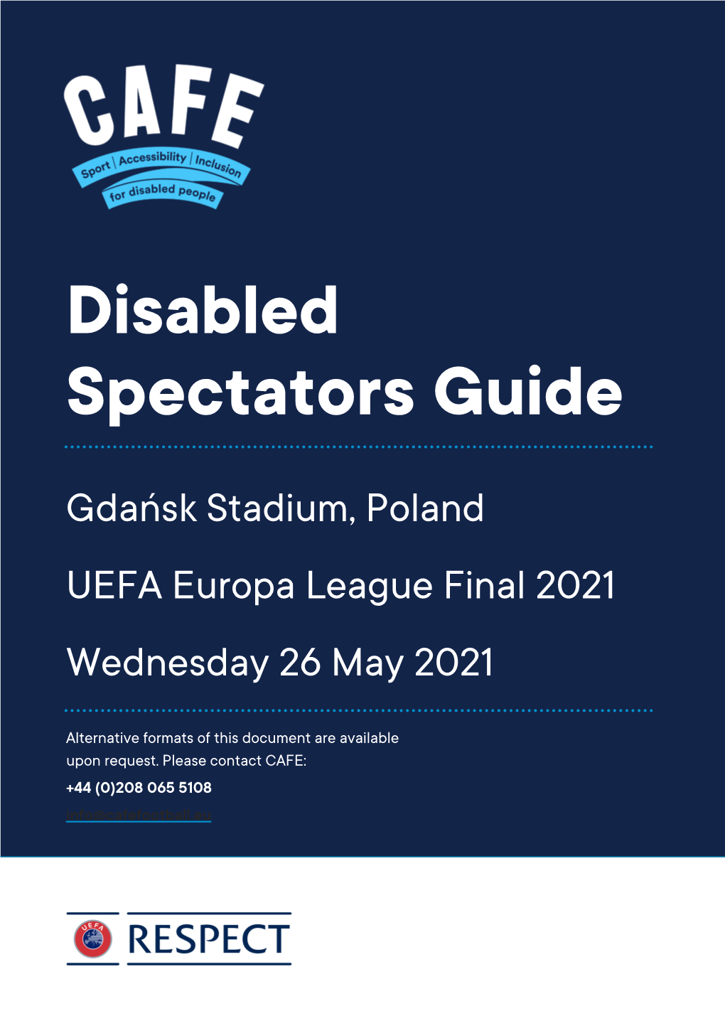 Disabled Spectators Guide