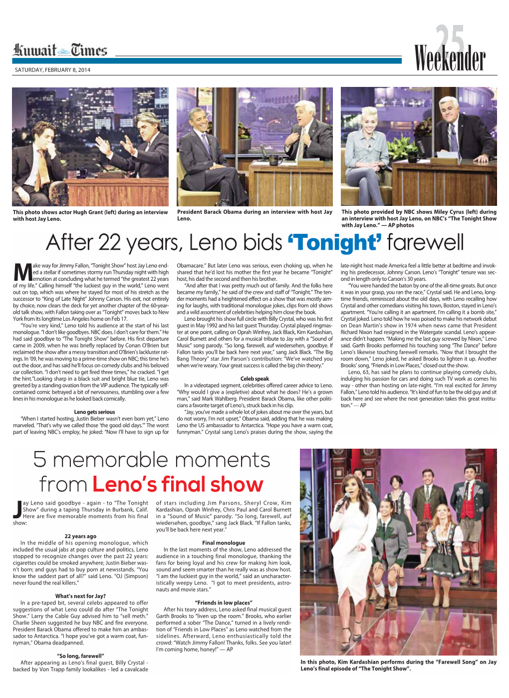 'Tonight' Farewell