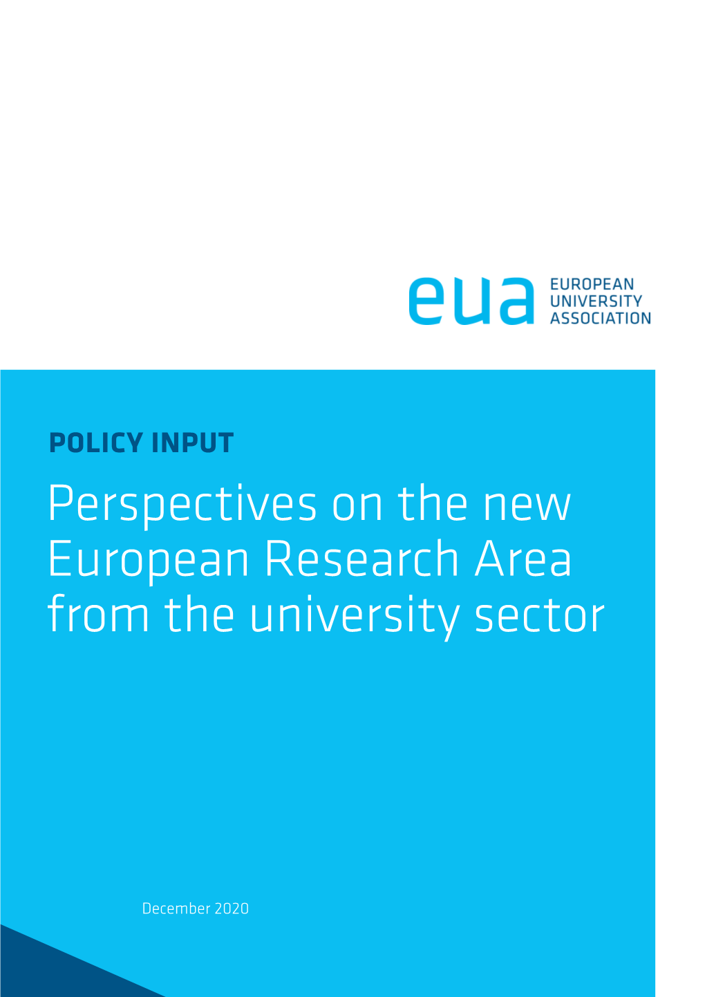 Perspectives on the New European Research Area from the University Sector