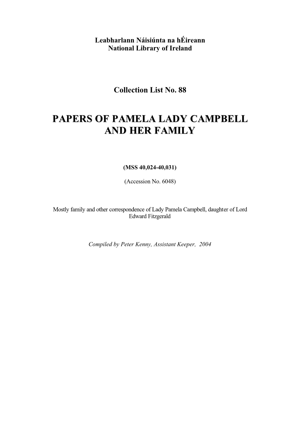 Campbell List 88