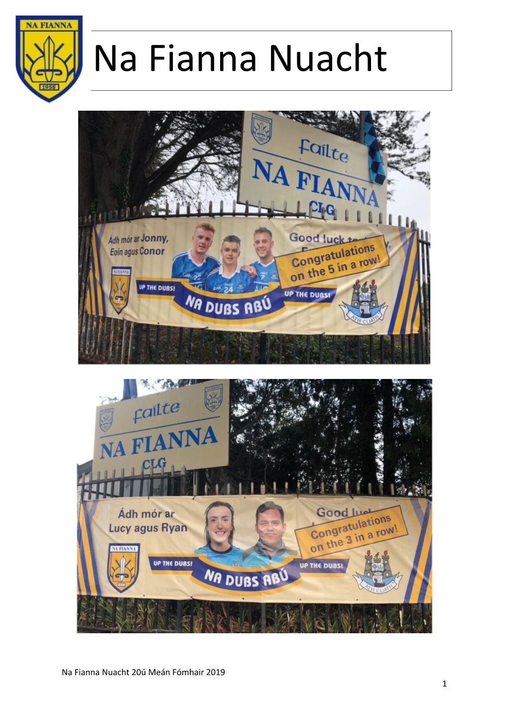 Na Fianna Nuacht 200919