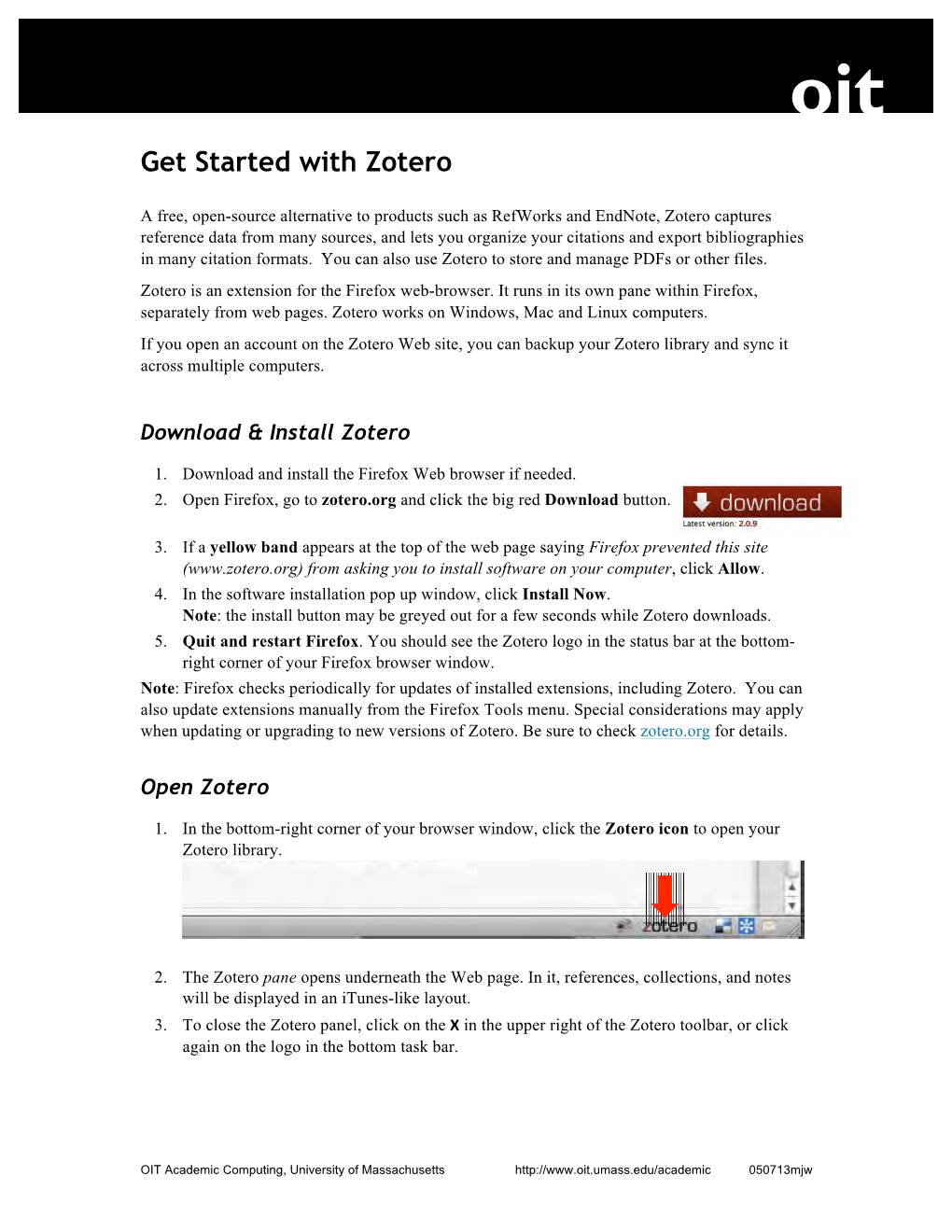 Get Started with Zotero